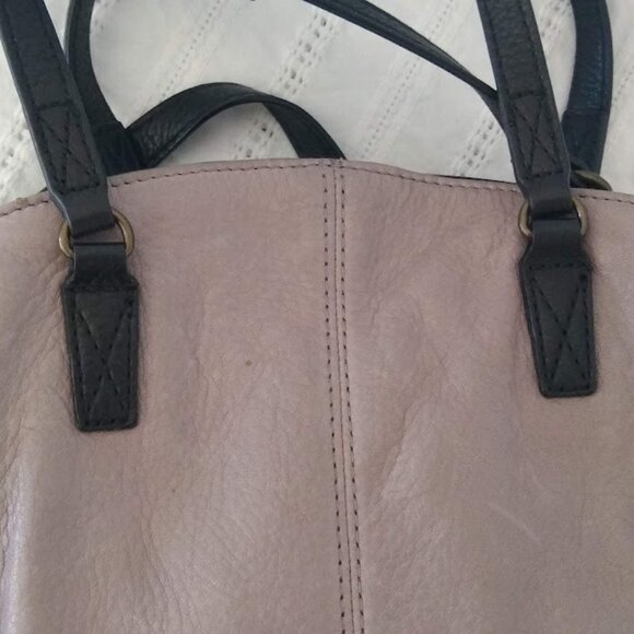 American Leather Co  'Lenox Triple Entry Crossbody in Cream Multi' - Picture 2 of 15